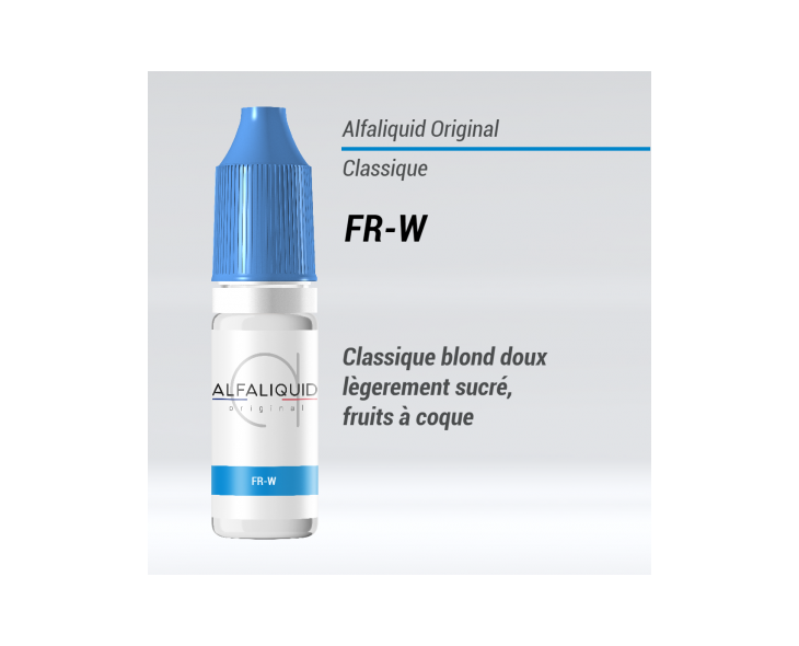 E-liquide FR-W Alfaliquid | Création Vap