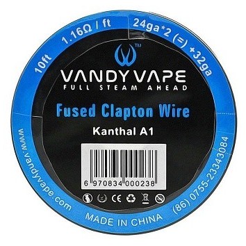 Vandy Vape Fused Clapton Kanthal A1 Vandy Vape Fused Clapton Kanthal A1