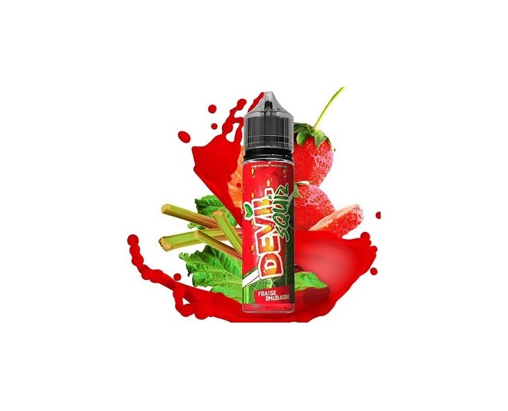 E-liquide Devil Squiz Fraise Rhubarbe 50 Ml Avap | Création Vap