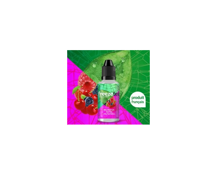 Arome Freeze Tea Mix Cherry's Ice Tea Made In Vape 30 Ml | Création Vap