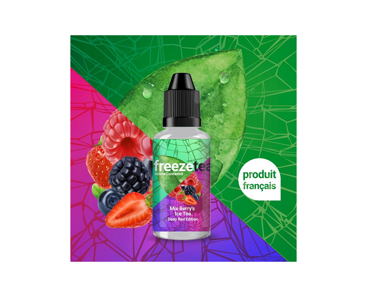 Arome Freeze Tea Mix Berry's Ice Tea Made in Vape 30 Ml Arome Freeze Tea Mix Berry's Ice Tea Made in Vape 30 Ml