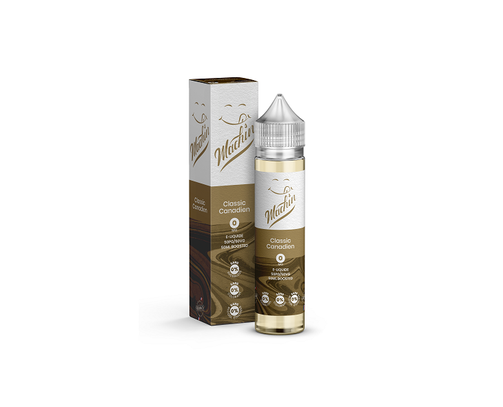 E-Liquide Classic Canadien 50 Ml Machin Savourea | Création Vap