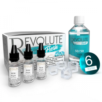 Kit De Base Nicotiné Fresh 100 Ml 50/50 Revolute | Création Vap