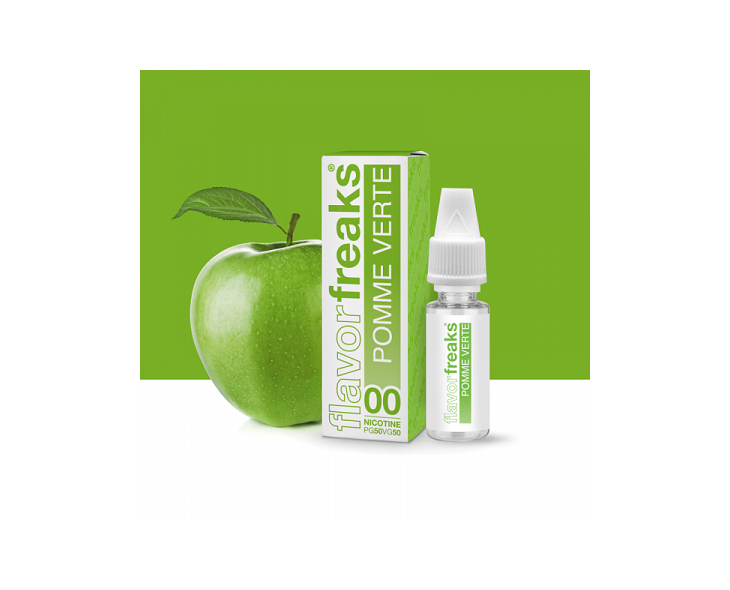 E-Liquide Pomme Verte Flavor Freaks | Création Vap