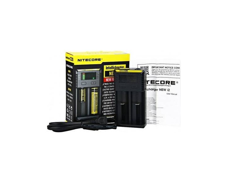 Chargeur d'accus Nitecore New I2 Intellicharger | Création Vap