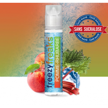 E-Liquide Pomme Rhubarbe Freezy Freaks 50 Ml | Création Vap