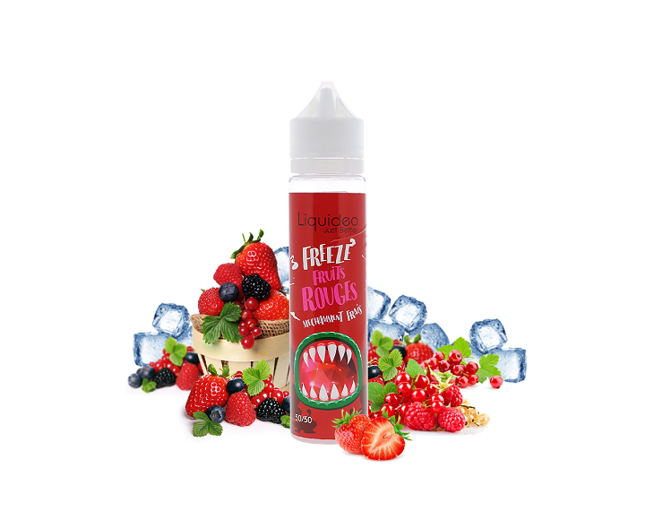 E-Liquide Fruits Rouges Freeze Liquideo 50 Ml | Création Vap