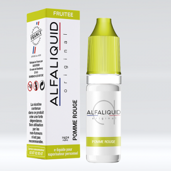 E-Liquide Pomme Rouge Alfaliquid Promo 10 Ml | Création Vap