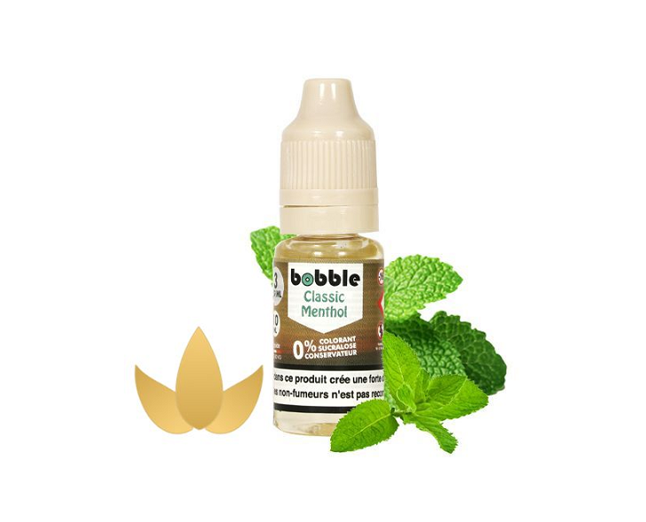 E-Liquide Classic Menthol 10 Ml Bobble PROMO | Création Vap