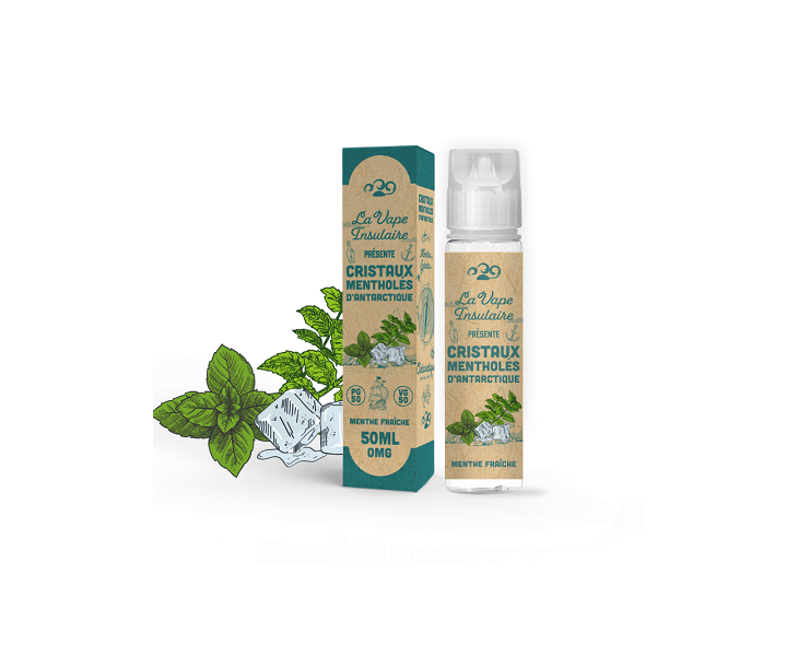 E-Liquide Cristaux Mentholés La Vape Insulaire Freaks 50 Ml | Création Vap