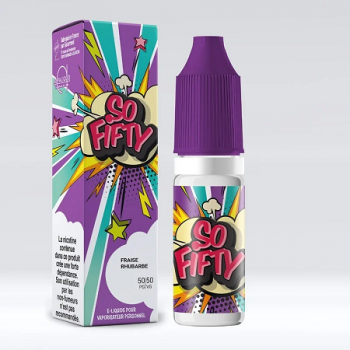 E-liquide Fraise Rhubarbe So Fifty Alfaliquid | Création Vap
