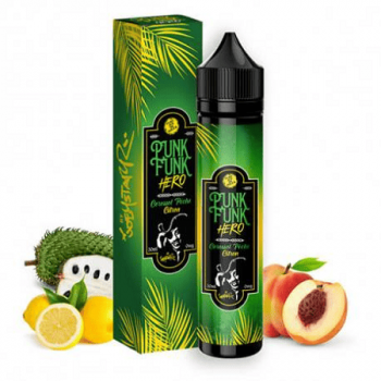 E-Liquide Corossol Pêche Citron Punk Funk Hero | Création Vap