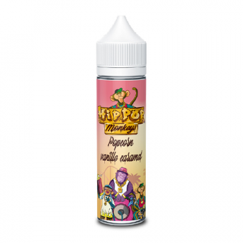 E-Liquide Pop Corn Vanille Caramel Hip Pop Monkeys 50Ml | Création Vap