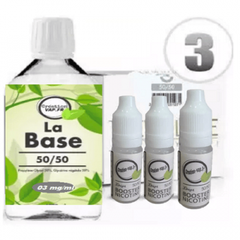 Pack De Base Nicotiné Création Vap 200 Ml | Création Vap