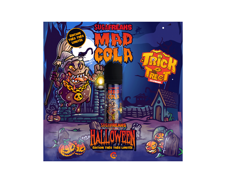 E-Liquide Prêt A Vaper Mad Cola SugaFreaks Alfaliquid | Création Vap