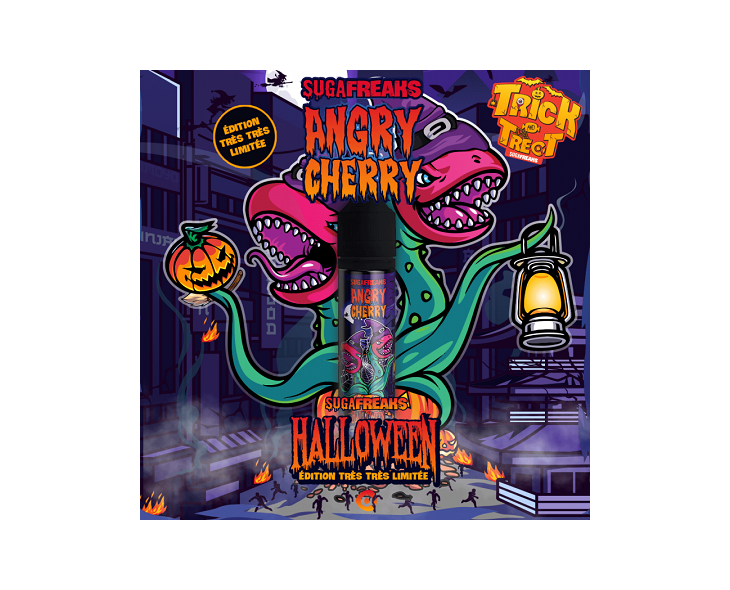 E-Liquide Prêt A Vaper Angry Cherry SugaFreaks Alfaliquid | Création Vap