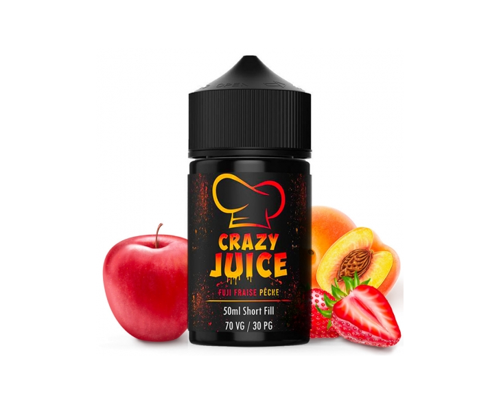 E-Liquide Fuji Fraise Pêche Prêt A Vaper Mukk Mukk 50 Ml | Création Vap