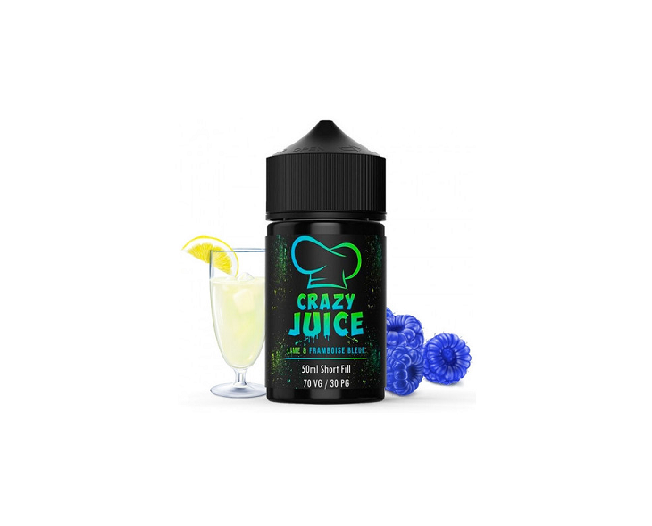 E-Liquide Lime Framboise Bleue Mukk Mukk 50Ml | Création Vap