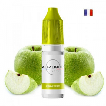 E-liquide Pomme Verte Alfaliquid Promo 10 Ml | Création Vap