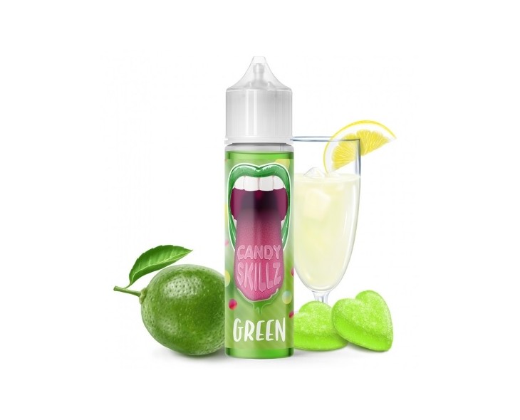 Prêt A Vaper Green Candy Skillz E-Liquide Revolute 50Ml | Création Vap
