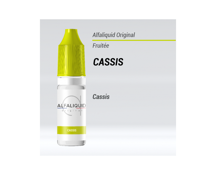 E-liquide Cassis Alfaliquid | Création Vap