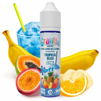 E-Liquide Français Tropical Bleu Granita Alfaliquid 50 Ml | Création Vap