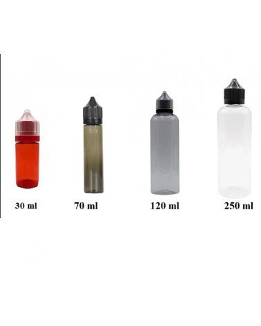 Flacon Gradué Oscar 70ML 120ML 250 ML Bobble | Création Vap