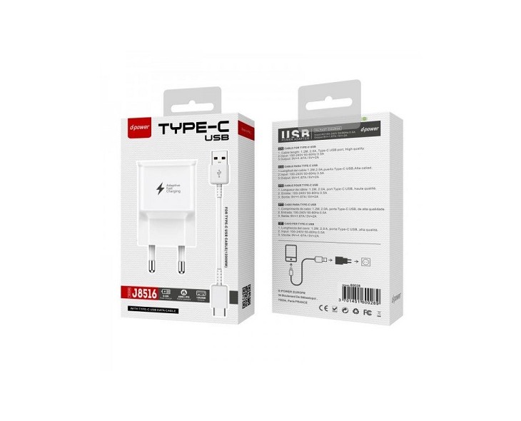 Adaptateur secteur 1A avec fiche usb pour ecig 