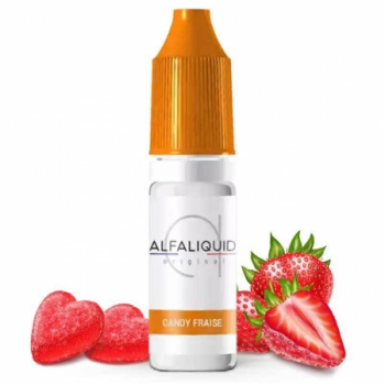 E-Liquide PROMO Candy Fraise Alfaliquid 10 Ml | Création Vap