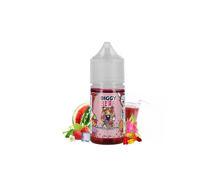 Arôme Concentré Pitaya Fraise Pastèque Biggy Bear 30Ml | Création Vap