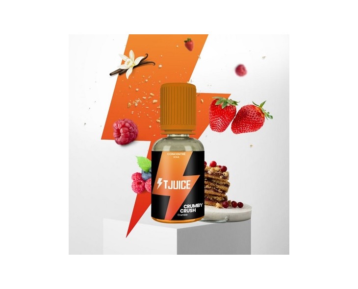 Arôme Concentré Crumby Crush T-Juice 30 Ml | Création Vap