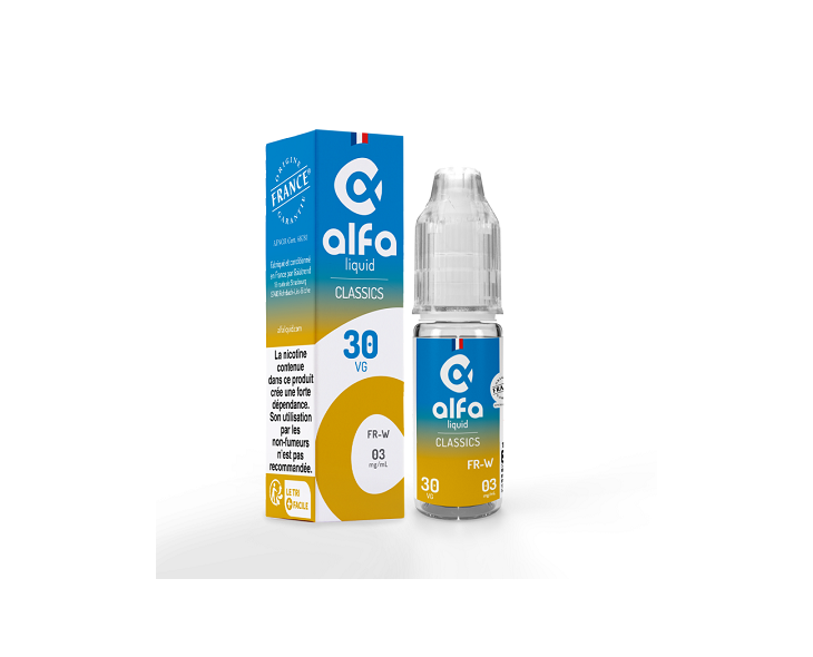 E-liquide FR-W Alfaliquid | Création Vap