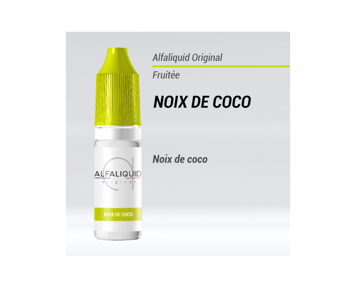 E-liquide Noix de Coco Alfaliquid | Création Vap