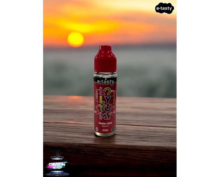 E-Liquide Loly Yumy Sunny Cola E-Tasty 50Ml | Création Vap