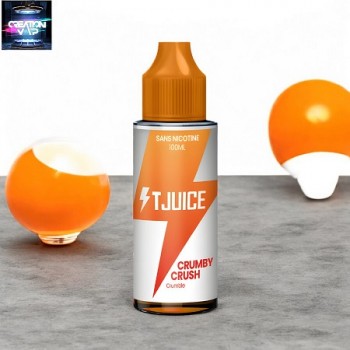 E-Liquide Crumby Crush Prêt A Vaper T-Juice 50Ml Et 100 Ml | Création Vap