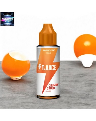 E-Liquide Crumby Crush Prêt A Vaper T-Juice 50Ml Et 100 Ml | Création Vap