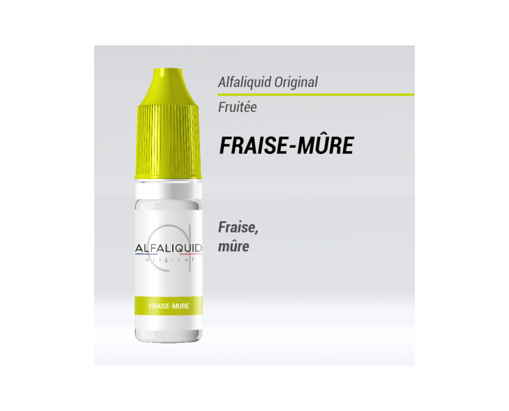 e-liquide fruité Fraise mûre Alfaliquid e-liquide fruité Fraise mûre Alfaliquid