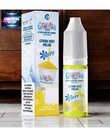 Prêt à vaper Citron Vert Melon Granita Alfaliquid | Création Vap