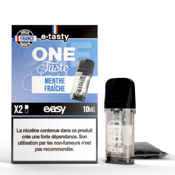 Cartouche Menthe Fraîche One Taste Pod Easy E.Tasty X2 | Création Vap