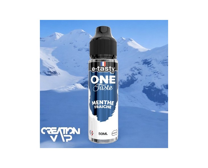 E-Liquide Menthe Fraiche One Taste E-Tasty 50Ml | Création Vap