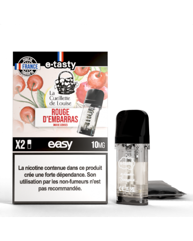 Cartouche Rouge D'Embarras La Cueillette De Louise Pod Easy E.Tasty X2 | Création Vap