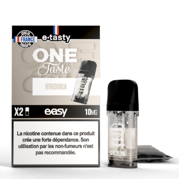 Cartouche Virginia One Tasty Pod Easy E.Tasty X2 | Création Vap