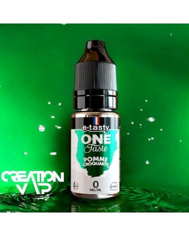 E-Liquide Pomme Croquante One Taste E-Tasty 10Ml | Création Vap