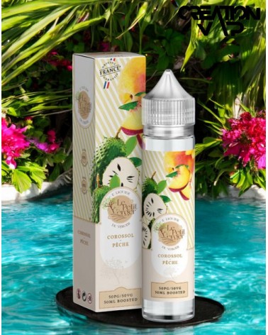 E-Liquide Corossol Pêche Le Petit Verger Savourea 50Ml | Création Vap