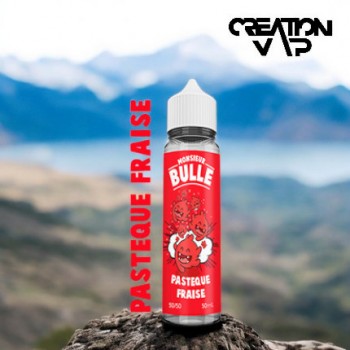 E-Liquide Pastèque Fraise Monsieur Bulle Liquideo 50 Ml | Création Vap