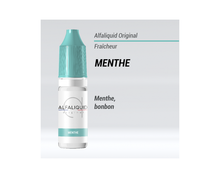 E-liquide Menthe Alfaliquid | Création Vap