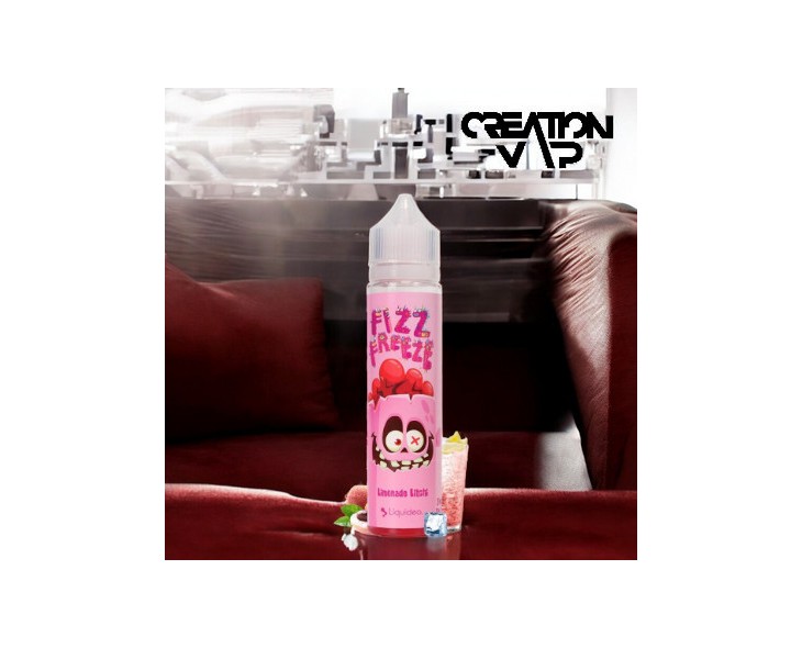 Prêt A Vaper Limonade Litchi Fizz Freeze Liquideo 50Ml | Création Vap