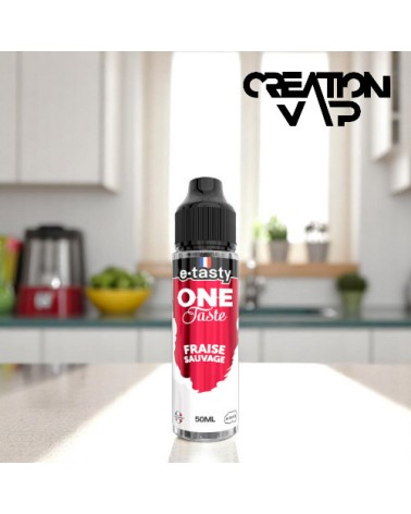 E-Liquide Fraise Sauvage One Taste E-Tasty 50Ml | Création Vap