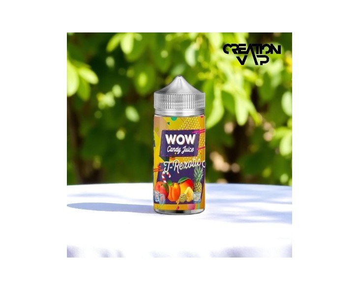 E-Liquide T-Rexotic Wow Candy Juice 100Ml | Création Vap