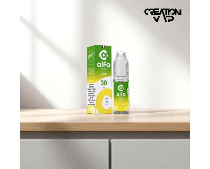 E-Liquide Citron Alfaliquid 10Ml | Création Vap
